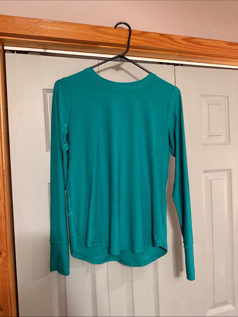 DSG Women’s Long-Sleeve Crew Neck Top in Teal Green